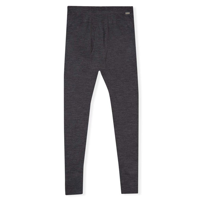 MERIWOOL Mens Base Layer 100% Merino Wool Thermal Pants Charcoal Gray - Image 3